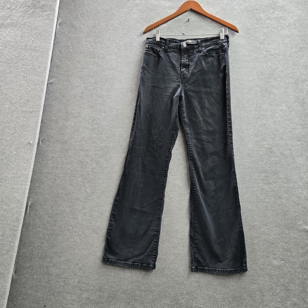 Levi's‎ 512 Women Jeans 12 M Black Denim Bootcut Perfectly Slimming